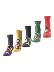 adidas Blue Mickey Mouse Socks 5 Pack - Image 6 of 9