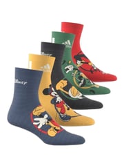 adidas Blue Mickey Mouse Socks 5 Pack - Image 8 of 9