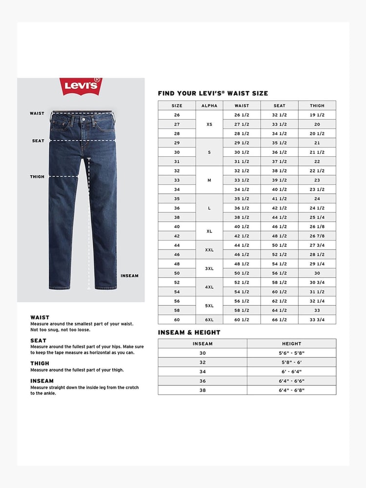 Einmalige Waschung/Marineblaue Waschung - Levi's® 501® Original Jeans - Bild 8 von 8