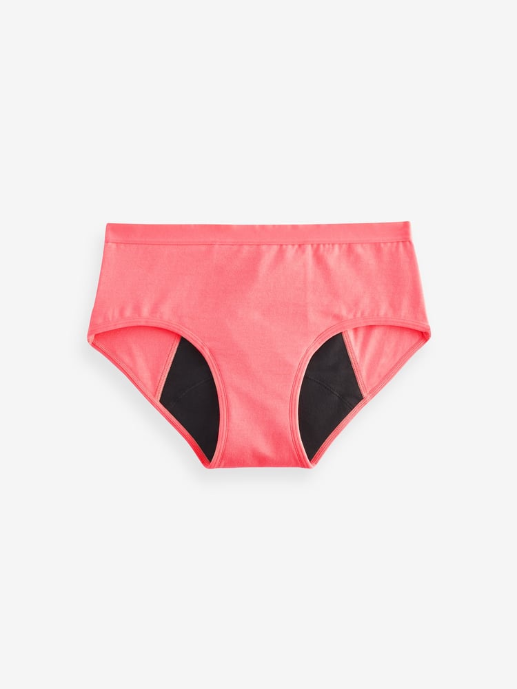 Pink/Orange 2 pack Teen Heavy Flow Period Pants (7-16yrs) - Image 2 of 6