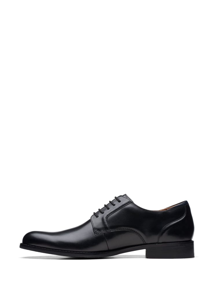 Clarks Black Standard Fit (G) British Craft Arlo Lace Shoes - Image 2 of 7