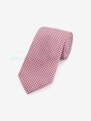 Red/Light Blue Geometric Signature Made In Italy Tie - Image 1 of 3
