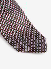 Rust Brown/Blue Textured Signature Made In Italy Tie - Image 2 of 3