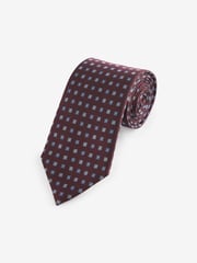 Fig Brown/Blue Floral Signature Made In Italy Tie - Image 1 of 3