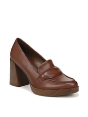 Naturalizer Genn Amble Slip-On Patent Brown Leather Shoes - Image 3 of 7