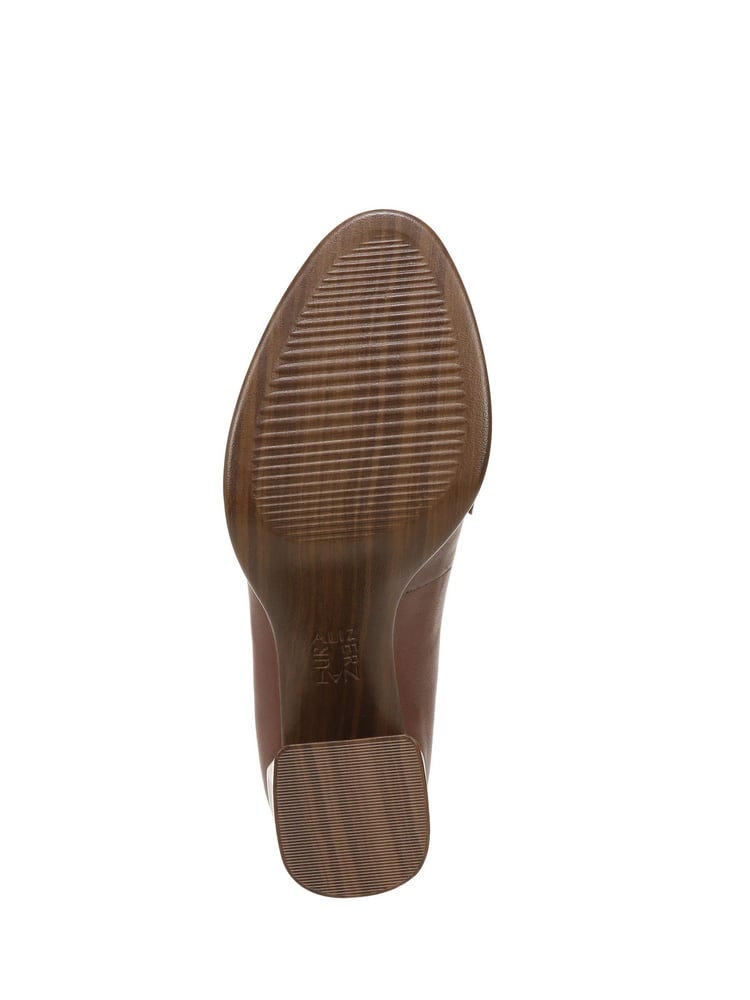 Naturalizer Genn Amble Slip-On Patent Brown Leather Shoes - Image 7 of 7