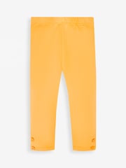 JoJo Maman Bébé Navy Blue Fruit & Yellow Girls' 2-Pack Leggings - Image 3 of 5