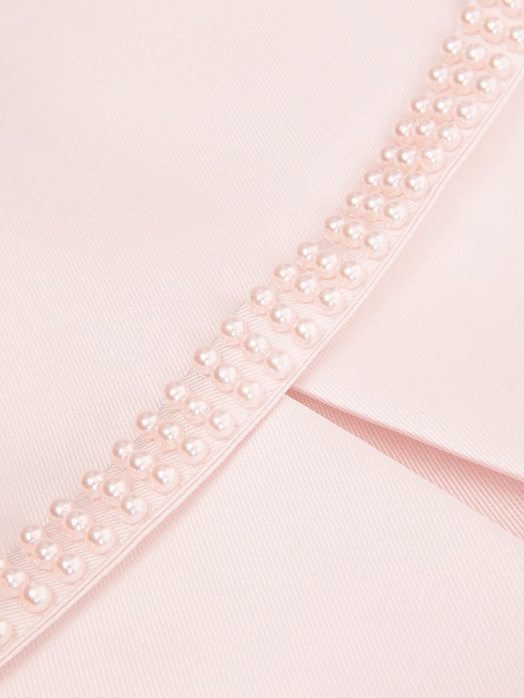 Monsoon Pink Pearl Belt Henrietta Dress - Image 3 of 3