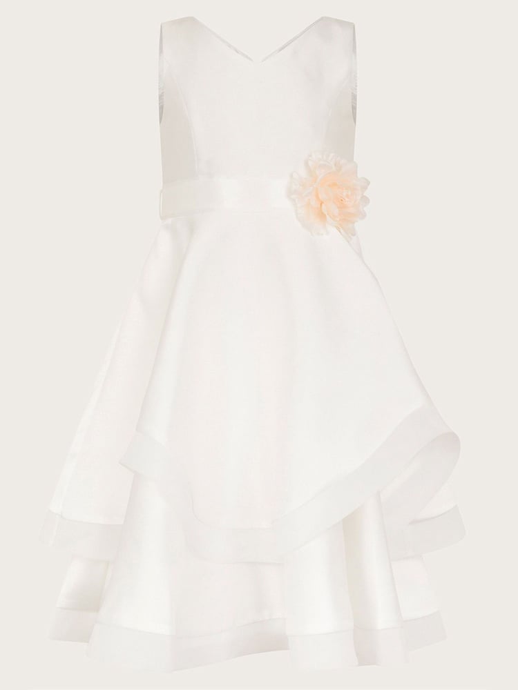 Monsoon White Duchess Eleanor Twill Dress - Image 1 of 2