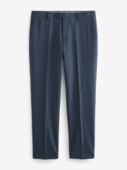 Blue Tailored Fit Signature TG Di Fabio Trim Texture Suit: Trousers - Image 6 of 9