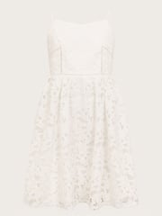 Monsoon White Corded Lace Prom Dress - Image 1 of 2