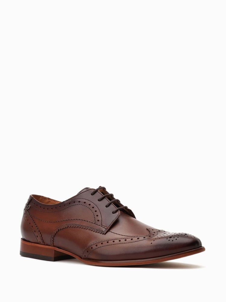 Base London Barbera Lace Up Brogue Shoes - Image 2 of 6