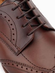 Base London Barbera Lace Up Brogue Shoes - Image 6 of 6