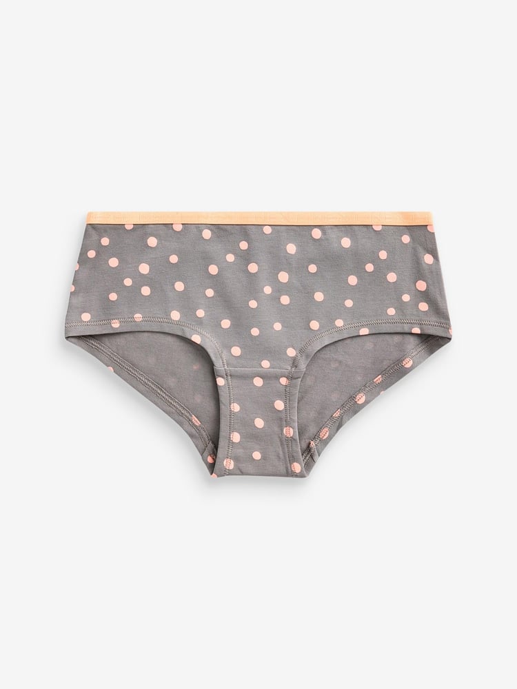 Grey/White/Black Bright Prints Briefs 7 Pack (2-16yrs) - Image 10 of 10 Grey/White/Black Bright Prints Briefs 7 Pack (2-16yrs) - Image 10 of 10