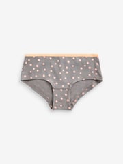 Grey/White/Black Bright Prints Briefs 7 Pack (2-16yrs) - Image 6 of 10
