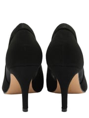 Lotus Black Stiletto-Heel Pointed-Toe Court Shoes - Image 3 of 4