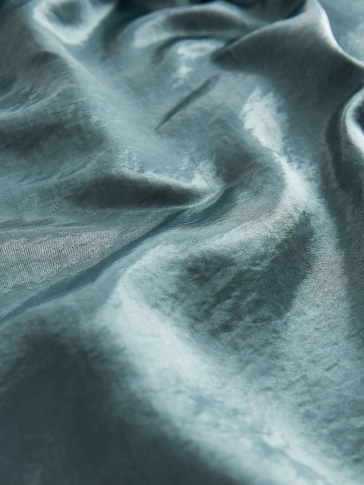 Green Long Length Satin Skirt - Image 5 of 5