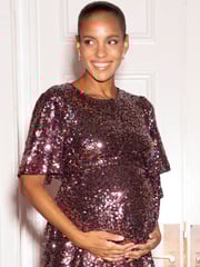 Seraphine Pink Sequin Shift Maternity Dress - Image 10 of 10