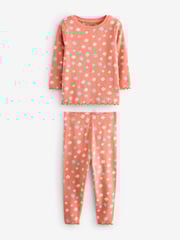 Pink/Cream Ditsy Floral Pyjamas 3 Pack (9mths-16yrs) - Image 6 of 10