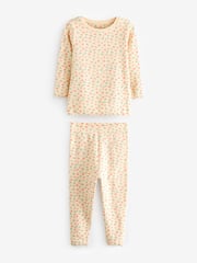Pink/Cream Ditsy Floral Pyjamas 3 Pack (9mths-16yrs) - Image 7 of 10