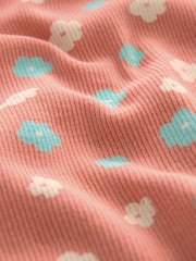 Pink/Cream Ditsy Floral Pyjamas 3 Pack (9mths-16yrs) - Image 9 of 10