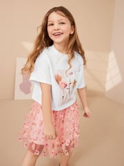 Pink T-Shirt and Skirt Set (3-16yrs) - Image 2 of 7