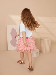 Pink T-Shirt and Skirt Set (3-16yrs) - Image 3 of 7