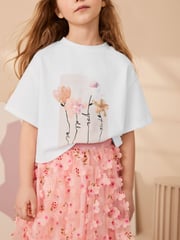 Pink T-Shirt and Skirt Set (3-16yrs) - Image 4 of 7