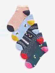 Blue Bees Trainer Socks 5 Pack - Image 1 of 6