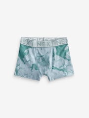 Blue Marble Print Trunks 5 Pack (2-16yrs) - Image 2 of 5