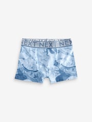 Blue Marble Print Trunks 5 Pack (2-16yrs) - Image 3 of 5