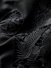 Black Lace Shirt Dress - Image 6 of 6