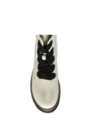 Lotus White Patent Lace-Up Ankle Boots - Image 4 of 4