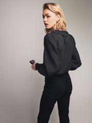 The Set Black/White 2 Pack Voile 100% Cotton Blouses - Image 11 of 13