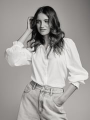 The Set Black/White 2 Pack Voile 100% Cotton Blouses - Image 3 of 13