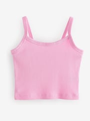 Multi Pastel Cami Cropped Vest 3 Pack (2-16yrs) - Image 1 of 6