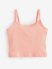 Multi Pastel Cami Cropped Vest 3 Pack (2-16yrs) - Image 3 of 6