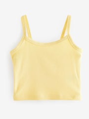 Multi Pastel Cami Cropped Vest 3 Pack (2-16yrs) - Image 4 of 6