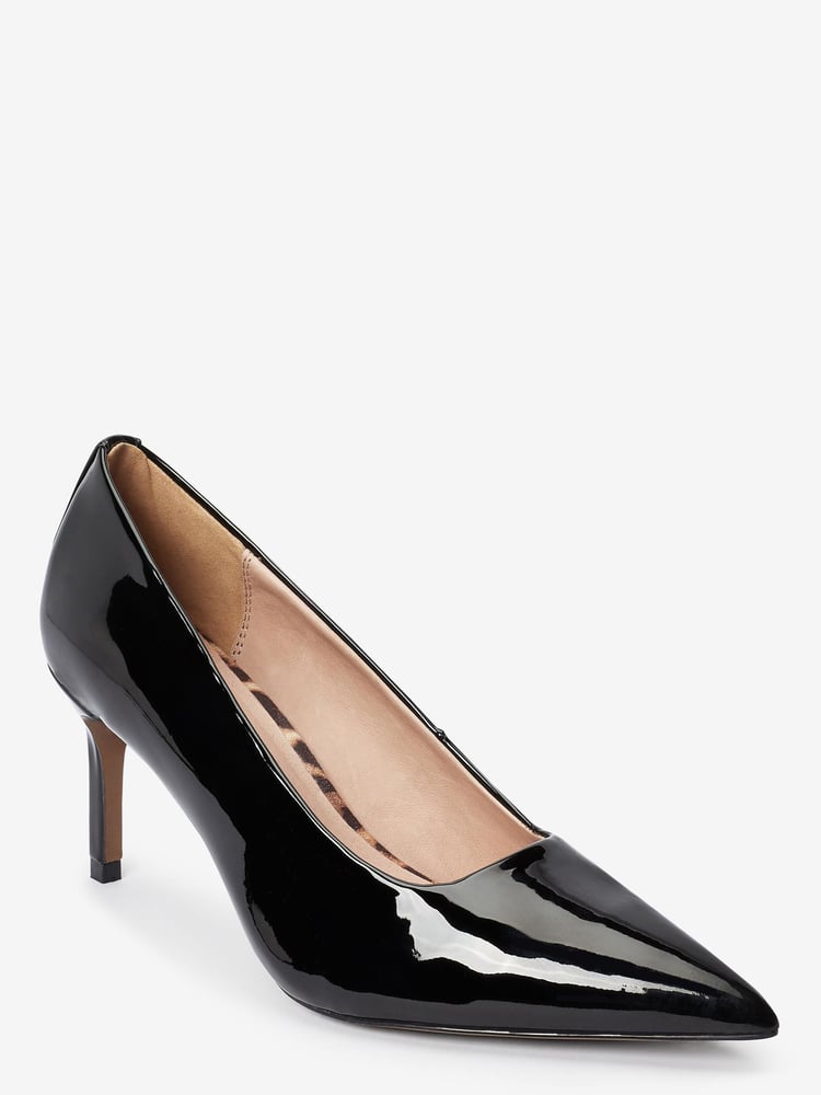 Black Regular/Wide Fit Forever Comfort® Soft Point Toe Everyday Court Shoes - Image 2 of 5