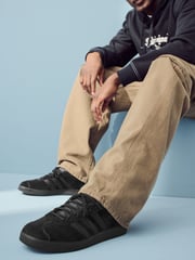 adidas Originals Black Dark Gazelle Trainers - Image 1 of 12