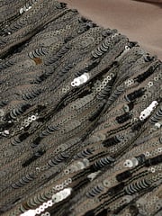 Gold Long Sleeve Sequin Sparkle Top - Image 6 of 6