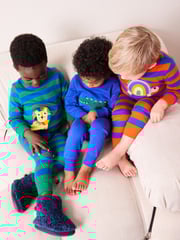 Multi Bright Animal 3 Pack Snuggle Pyjamas (9mths-8yrs) - Image 2 of 12