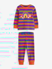 Multi Bright Animal 3 Pack Snuggle Pyjamas (9mths-8yrs) - Image 9 of 12