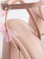 Pink Forever Comfort® Butterfly Block Heel Sandals - Image 4 of 5