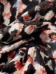 Animal Print Waisted Short Sleeve Mini Dress - Image 6 of 6