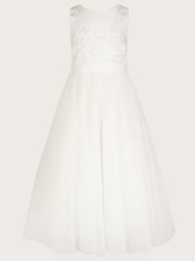 Monsoon Natural Odette Alice Tulle Maxi Dress - Image 1 of 3