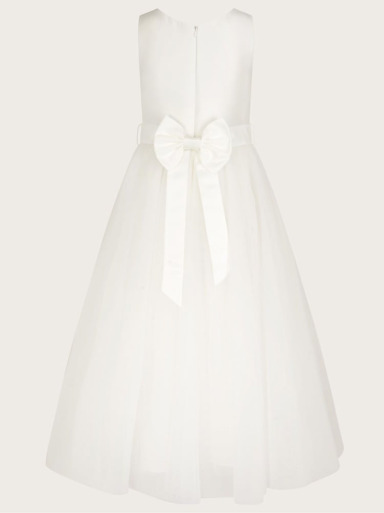 Monsoon Natural Odette Alice Tulle Maxi Dress - Image 2 of 3