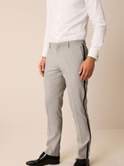 Stone Natural Slim Tuxedo Suit Trousers - Image 1 of 10