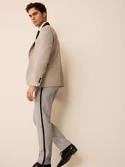 Stone Natural Slim Tuxedo Suit Trousers - Image 2 of 10