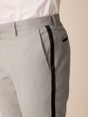 Stone Natural Slim Tuxedo Suit Trousers - Image 5 of 10